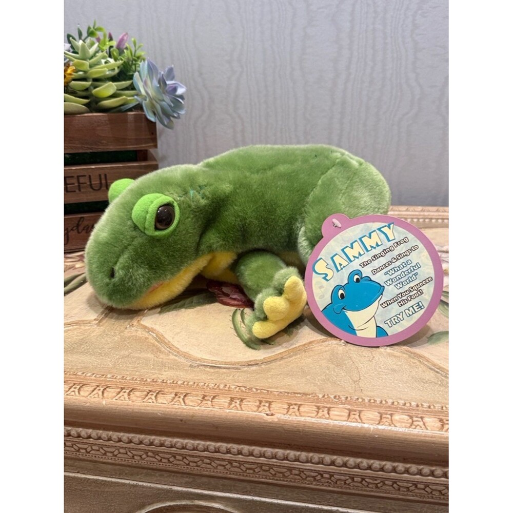 Vintage Animated Sammy Singing Frog What a Wonderful World Louis Armstrong VIDEO